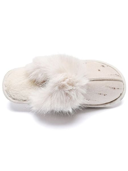 Confly Kapcie w kolorze beżowym rozmiar: 36. Brązowe obuwie domowe Confly, bez wzorów, z materiału, bez zapięcia. Za 48.05 zł.