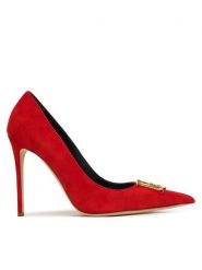 Elisabetta Franchi Szpilki SA59L61E2 Czerwony. Czerwone szpilki Elisabetta Franchi, bez wzorów, ze skóry, bez obcasa, na szpilce, bez zapięcia. Za 3,079.00 zł.