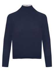 Malo Optimum Sweter w kolorze granatowym rozmiar: S. Niebieskie swetry Malo Optimum, s, bez wzorów, z kaszmiru, bez ramiączek. Za 304.99 zł.