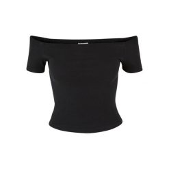 Damski/żebrowany Organiczny Top Na Ramiączkach. Czarne topy Urban Classics, xl, bez wzorów, bez kołnierzyka, bez ramiączek. Za 46.99 zł.
