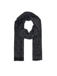 Guess Szal AW5531 VIS03 Czarny. Czarne rękawiczki Guess, z aplikacjami, z wiskozy. Za 234.99 zł.