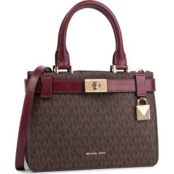 Torebka MICHAEL MICHAEL KORS - Tatiana 30H8GT0S5B Oxblood. Brązowe torebki klasyczne MICHAEL Michael Kors, bez wzorów, ze skóry ekologicznej, bez dodatków. W wyprzedaży za 659.00 zł.