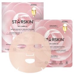 STARSKIN ® 100% CAMELLIA Nourishing & Brightening 2-Step Oil Sheet Mask Maseczki rozświetlające 25 ct Damski. Maseczki . Za 41.60 zł.