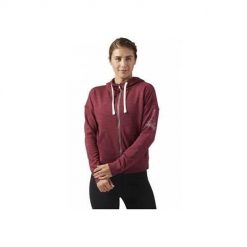 Bluza sportowa damska Reebok Elements Full Zip. Czerwone bluzy sportowe Reebok, xs, bez wzorów, z kapturem. Za 378.00 zł.