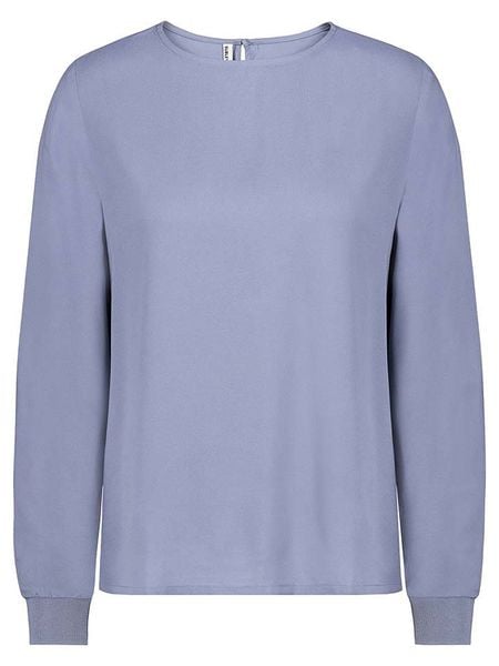 Sublevel Bluzka w kolorze błękitnym rozmiar: L. Niebieskie bluzki Sublevel, l, bez wzorów, z wiskozy, bez kołnierzyka, bez ramiączek. Za 69.58 zł.