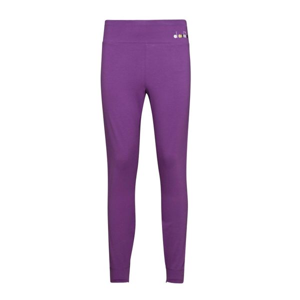 Legginsy damskie DIADORA L.LEGGINGS SPOTLIGHT. Fioletowe bielizna sportowa Diadora, l, bez wzorów. Za 49.99 zł.