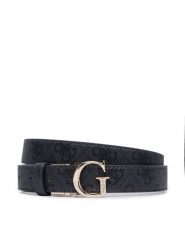 Guess Pasek BW9456 P6325 Czarny. Czarne paski Guess, z aplikacjami, ze skóry. Za 174.99 zł.