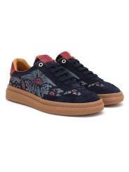 Goby Skórzane sneakersy w kolorze granatowym rozmiar: 40. Trampki Goby, bez wzorów, bez zapięcia. Za 280.44 zł.