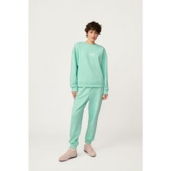 Bluza Kubota miętowa damska. Zielone bluzy Kubota, s, bez wzorów, z materiału, bez kaptura. W wyprzedaży za 119.99 zł.