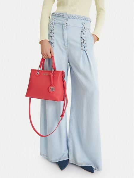 Nine West Torebka CEO-Madison Muse-LDA8337 Różowy. Czerwone torebki klasyczne Nine West, bez wzorów, z materiału, bez dodatków. Za 249.99 zł.