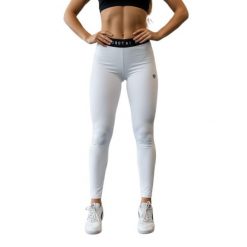 Legginsy treningowe damskie Morotai Premi Soft. Białe bielizna sportowa MOROTAI, m, bez wzorów, z bawełny. Za 92.00 zł.