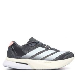 Buty do biegania adidas. Szare obuwie sportowe Adidas, bez zapięcia, do biegania. Za 699.99 zł.