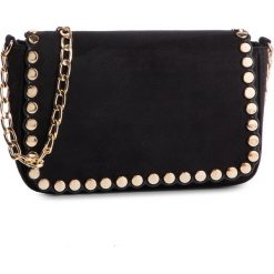 Torebka MENBUR - 44980 Black. Czarne torebki klasyczne Menbur, bez wzorów, z materiału, bez dodatków. W wyprzedaży za 129.00 zł.