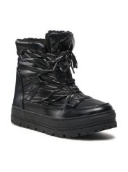 Jenny Fairy Trzewiki NS10103 Czarny. Czarne botki Jenny Fairy, bez wzorów, z materiału, bez obcasa, na płaskiej podeszwie, bez zapięcia. Za 159.99 zł.