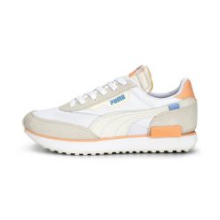 Obuwie Sportowe Damskie Puma Future Biały. Białe obuwie sportowe Puma, z materiału, bez zapięcia, trekkingowe. Za 368.00 zł.