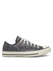 Converse Trampki Chuck Taylor All Star Glitter A11138C 001 Czarny. Czarne trampki Converse, bez wzorów, z materiału, bez zapięcia. Za 219.99 zł.