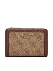 Guess Portfel Lindsey Slg SWSG97 49156 Brązowy. Brązowe portfele Guess, z aplikacjami, ze skóry. Za 264.99 zł.