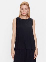 Max Mara Leisure Bluzka Dyser 2339460134 Czarny Regular Fit. Czarne bluzki Max Mara Leisure, xs, bez wzorów, z syntetyku, bez kołnierzyka, bez ramiączek. Za 319.99 zł.