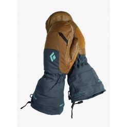 Łapawice damskie Black Diamond Mercury Mitts. Brązowe rękawiczki Black Diamond, bez wzorów, sportowe. Za 398.99 zł.