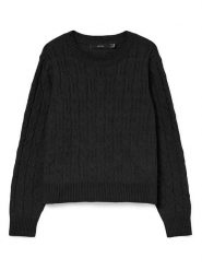 Vero Moda Sweter w kolorze czarnym rozmiar: S. Czarne swetry Vero Moda, s, bez wzorów, z materiału, bez ramiączek. Za 87.19 zł.