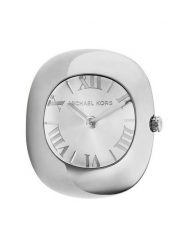 Michael Kors Zegarek Ring Stainless MK4873 Srebrny. Szare, analogowe zegarki Michael Kors, srebrne. Za 849.99 zł.