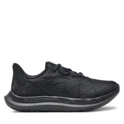 Buty do biegania Under Armour. Czarne obuwie sportowe Under Armour, bez zapięcia, do biegania. Za 199.99 zł.