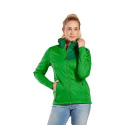 Kurtka damska Erima Softshell Performance. Zielone kurtki sportowe Erima, xs, bez wzorów, z materiału, bez kaptura, trekkingowe. W wyprzedaży za 151.80 zł.