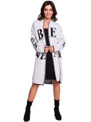 Be Wear Kardigan w kolorze biało-czarnym ze wzorem rozmiar: S/M. Białe kardigany Be Wear, m, bez wzorów. Za 164.45 zł.