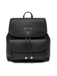 Guess Plecak HWBG93 49310 Czarny. Czarne plecaki Guess, z aplikacjami, ze skóry. Za 319.99 zł.