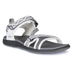 Trespass Ivy - Sandały damskie szare. Szare sandały Trespass, bez wzorów, bez obcasa, bez zapięcia. Za 261.99 zł.