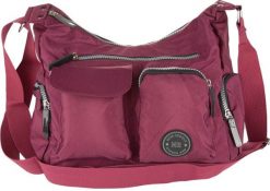 Burgundowa torba na ramię New Rebels Crincle Topzin. Czerwone torby na ramię Erima, bez wzorów, z materiału, na ramię, bez dodatków. Za 156.99 zł.