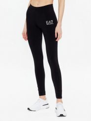 EA7 Emporio Armani Legginsy 8NTP61 TJ01Z 0200 Czarny Slim Fit. Czarne legginsy EA7 Emporio Armani, xxl, bez wzorów, z bawełny. Za 179.99 zł.