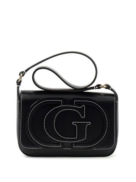 Guess Torebka 183375 Czarny. Czarne listonoszki Guess, z aplikacjami, bez dodatków. Za 544.99 zł.