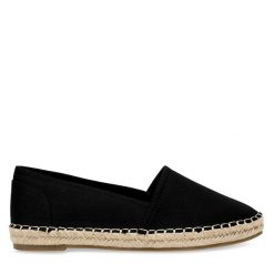 Espadryle Jenny Fairy. Czarne espadryle Jenny Fairy, bez wzorów, bez obcasa, bez zapięcia. Za 47.99 zł.