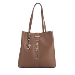 Torebka Juicy Couture. Brązowe torebki klasyczne Juicy Couture, bez wzorów, bez dodatków. Za 319.99 zł.