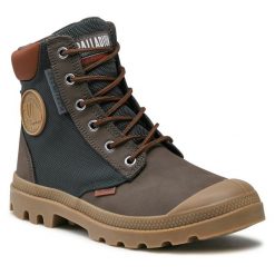 Trapery Palladium. Brązowe trapery i śniegowce Palladium. Za 699.99 zł.