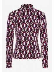 More & More Koszulka w kolorze biało-czarno-różowym rozmiar: 38. Białe bluzki More & More, bez wzorów, bez kołnierzyka, bez ramiączek. Za 78.66 zł.