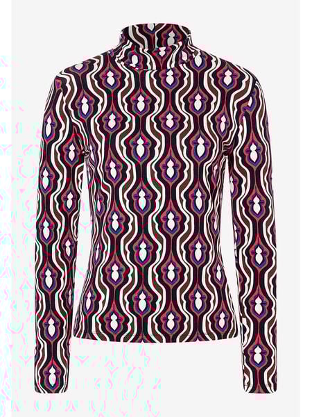 More & More Koszulka w kolorze biało-czarno-różowym rozmiar: 38. Białe bluzki More & More, bez wzorów, bez kołnierzyka, bez ramiączek. Za 78.66 zł.