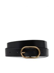 Calvin Klein Jeans Pasek Damski Casual Center Pin Buckle 25Mm LV04K7010G Czarny. Czarne paski Calvin Klein Jeans, bez wzorów, z jeansu, casualowe. Za 129.99 zł.