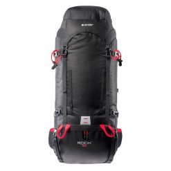 Plecak Turystyczny Rock 65L. Czarne plecaki Hi-tec, bez wzorów. Za 443.99 zł.