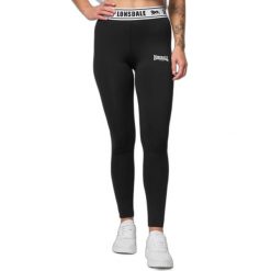 Damskie legginsy Lonsdale Ballinguile. Czarne legginsy Lonsdale, l, bez wzorów, z bawełny. Za 233.50 zł.