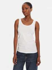G-Star Raw Top Base D07210-3310 Biały Slim Fit. Białe topy G-Star, m, bez wzorów, z bawełny, bez kołnierzyka, bez ramiączek. Za 69.99 zł.