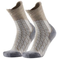 Skarpety trekkingowe dla kobieta Therm-ic Trekking Warm Lady wysokosc kostki. Brązowe skarpety THERM-IC, bez wzorów, z elastanu. Za 126.00 zł.