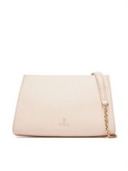 Furla Torebka Vortice WE00728 BX3542 Beżowy. Brązowe listonoszki Furla, bez wzorów, z materiału, bez dodatków. Za 939.99 zł.
