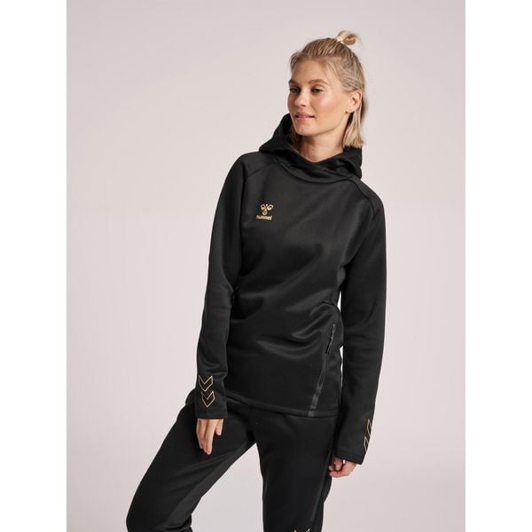 Damska bluza z kapturem Hummel Cima XK. Czarne bluzy Hummel, xs, bez wzorów, z dresówki, z kapturem. Za 187.00 zł.