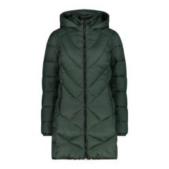 Płaszcz damski turystyczne CMP 32K3036. Zielone płaszcze CMP, xl, bez wzorów, bez kaptura. W wyprzedaży za 454.99 zł.