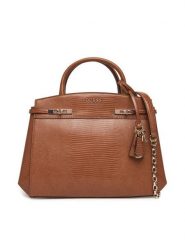 Guess Torebka Melinda HWKL99 33060 Brązowy. Brązowe torebki klasyczne Guess, z aplikacjami, ze skóry, bez dodatków. Za 679.99 zł.