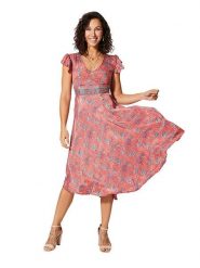 Ipanima Sukienka w kolorze czerwonym rozmiar: 38/40. Czerwone sukienki Ipanima, na co dzień, bez wzorów, klasyczne, bez kołnierzyka, bez ramiączek, midi, proste. Za 105.88 zł.