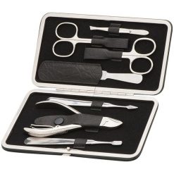 ERBE Manicure Clip-Top Case Range "Master", black, 7 pcs. Kuferki do makijażu 1 ct 1 szt. Zestawy ERBE. Za 539.39 zł.