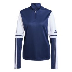 Damski top treningowy adidas Squadra 25. Białe swetry Adidas, na zimę, bez wzorów, z tkaniny, bez ramiączek. Za 131.99 zł.